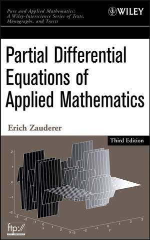 Partial Differential Equations of Applied Mathematics 3e de E Zauderer