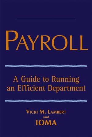 Payroll de Vicki M Lambert