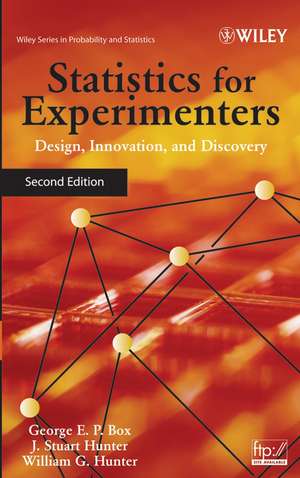 Statistics for Experimenters – Design, Innovation and Discovery 2e de GE Box