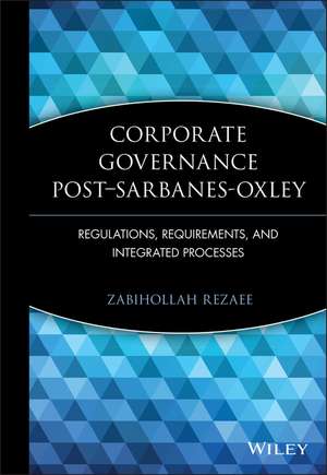 Corporate Governance de Zabihollah Rezaee