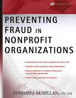 Preventing Fraud in Nonprofit Organizations de EJ McMillan