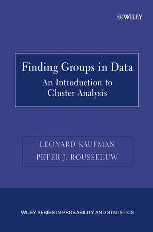 Finding Groups In Data P de Kaufman