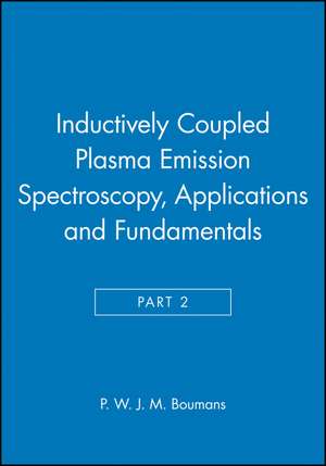 Plasma Emission Spectroscopy P2 de Boumans