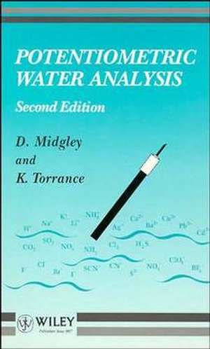 Potentiometric Water Analysis 2e de D Midgley