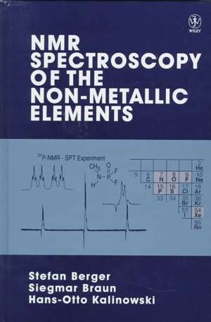 NMR Spectroscopy of the Non–Metallic Elements de S. Berger