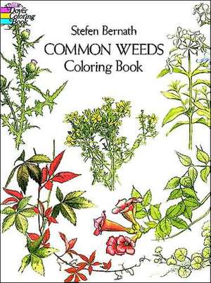 Common Weeds Coloring Book: 231 Examples from Books, Magazines and Advertising Art de Stefen Bernath