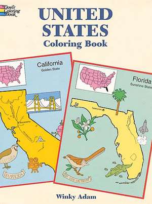 United States Coloring Book de Adam Winky