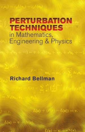 Peturbation Techniques in Mathematics, Engineering & Physics de Richard Ernest Bellman