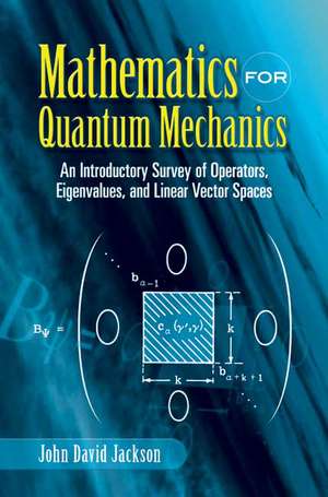 Mathematics for Quantum Mechanics: An Introductory Survey of Operators, Eigenvalues, and Linear Vector Spaces de John David Jackson