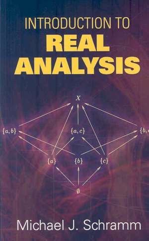 Introduction to Real Analysis de Michael J. Schramm