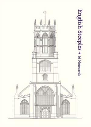 English Steeples: 16 Notecards de Julian Flannery