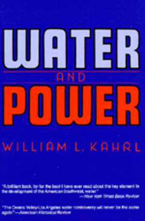 Water & Power de Kahrl