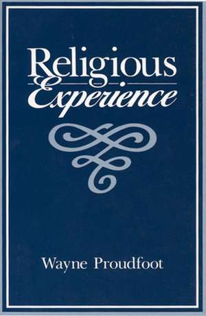 Religious Experiences (Paper) de Proudfoot