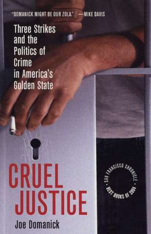 Cruel Justice – Three Strikes and the Politics of Crime in America′s Golden State de Joe Domanick