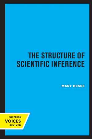 The Structure of Scientific Inference de Mary Hesse