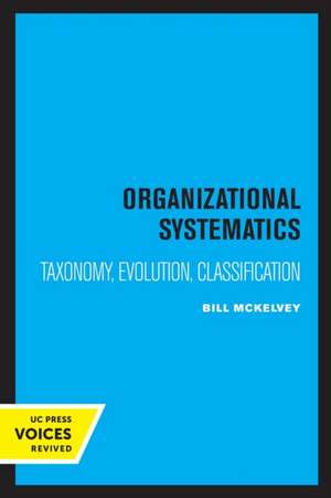 Organizational Systematics de Bill McKelvey