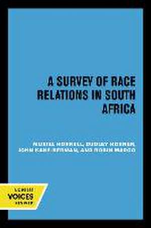 A Survey of Race Relations in South Africa 1972 de Muriel Horrell