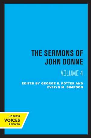 The Sermons of John Donne, Volume IV de John Donne