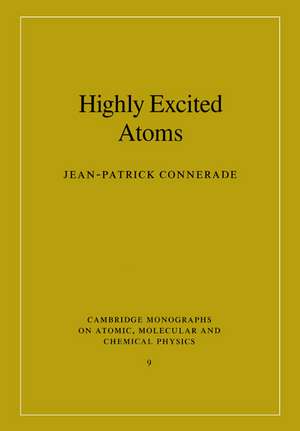 Highly Excited Atoms de Jean-Patrick Connerade