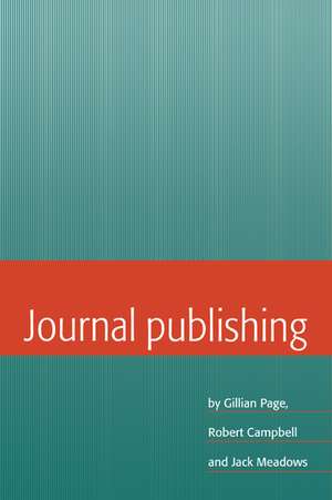 Journal Publishing de Gillian Page