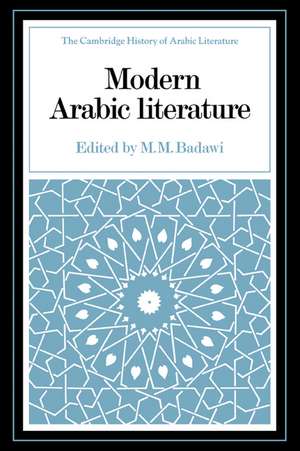 Modern Arabic Literature de M. M. Badawi