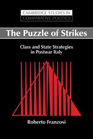 The Puzzle of Strikes: Class and State Strategies in Postwar Italy de Roberto Franzosi