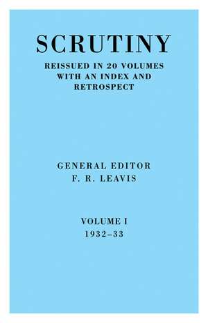 Scrutiny de F. R. Leavis