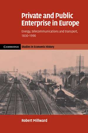 Private and Public Enterprise in Europe: Energy, Telecommunications and Transport, 1830–1990 de Robert Millward