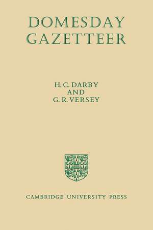 Domesday Gazetteer de H. C. Darby