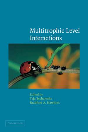 Multitrophic Level Interactions de Teja Tscharntke