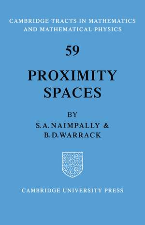 Proximity Spaces de S. A. Naimpally