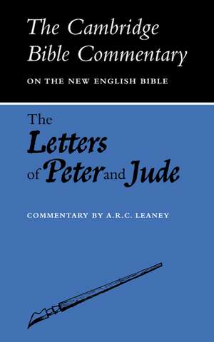 The Letters of Peter and Jude de A. R. C. Leaney