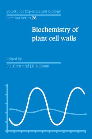 SEBS 28 Biochemistry of Plant Cell Walls de C. T. Brett