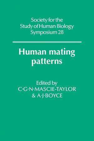 Human Mating Patterns de C. G. N. Mascie-Taylor