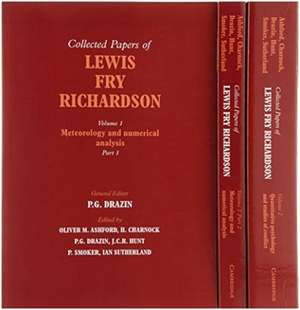 The Collected Papers of Lewis Fry Richardson 2 Volume Paperback Set de Ian Sutherland