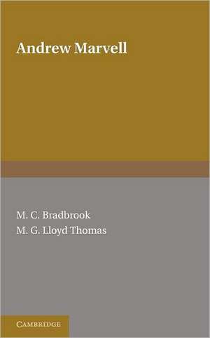 Andrew Marvell de M. C. Bradbrook