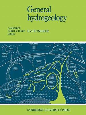 General Hydrogeology de E. V. Pinneker