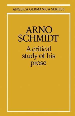 Arno Schmidt de M. R. Minden