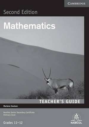 NSSC Mathematics Teacher's Guide de Marlene Coulson