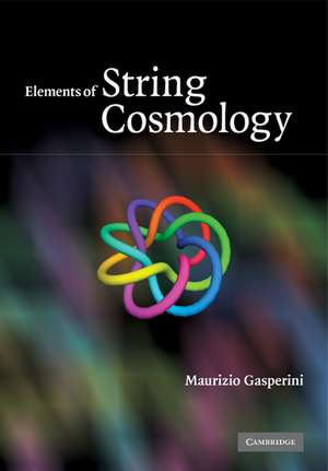 Elements of String Cosmology de Maurizio Gasperini