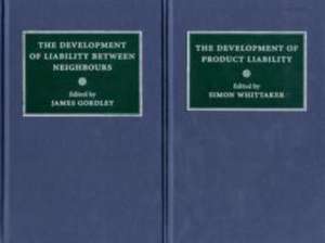 Comparative Studies in the Development of the Law of Torts in Europe 6 Volume Set de David Ibbetson