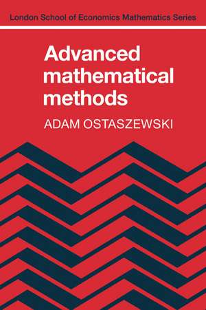 Advanced Mathematical Mathods de Adam Ostaszewski