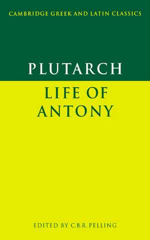 Plutarch: Life of Antony de Plutarch