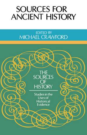 Sources for Ancient History de Michael Crawford