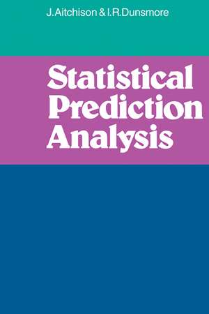 Statistical Prediction Analysis de J. Aitchison