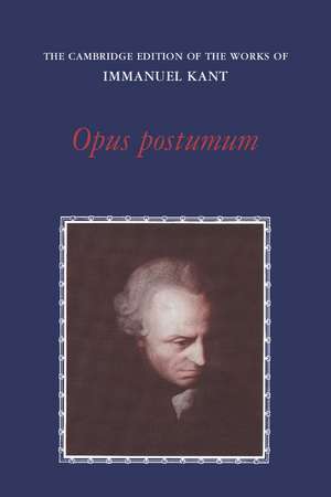 Opus Postumum de Immanuel Kant