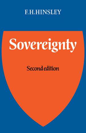 Sovereignty de F. H. Hinsley