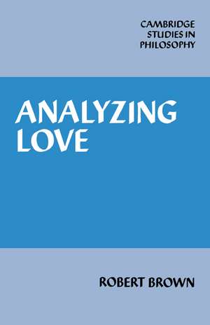 Analyzing Love de Robert Brown