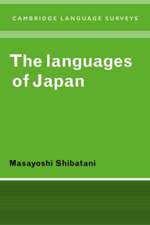 The Languages of Japan de Masayoshi Shibatani