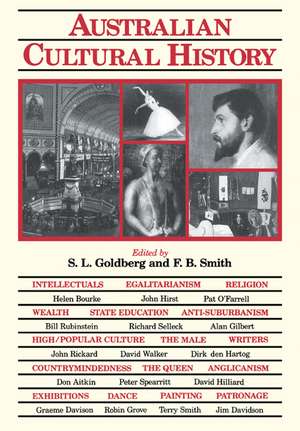 Australian Cultural History de S. L. Goldberg